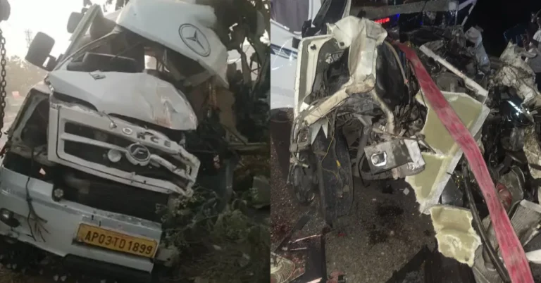 जोधपुर सड़क हादसा: फलोदी के पास टेम्पो-ट्रक भिड़ंत में 18 लोगों की मौत; एक ही परिवार के थे सभी मृतक