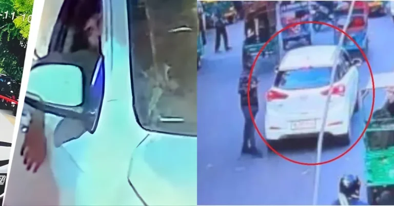 लाल किले के पास धमाका: संदिग्ध ड्राइवर का पहला CCTV फुटेज सामने आया, 8 की मौत