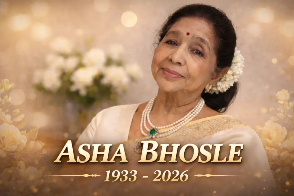 नहीं रहीं 'सुरों की मल्लिका' आशा भोसले, 92 साल की उम्र में ली अंतिम सांस